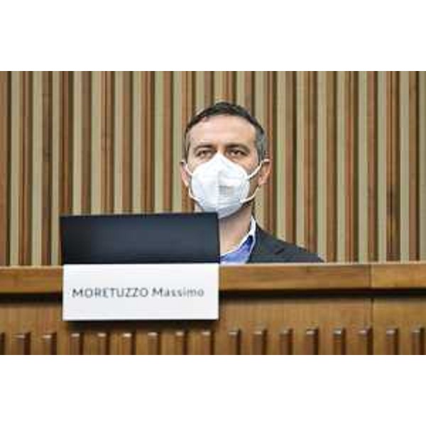 Il capogruppo di Patto per l'Autonomia, Massimo Moretuzzo - Il capogruppo di Patto per l'Autonomia, Massimo Moretuzzo