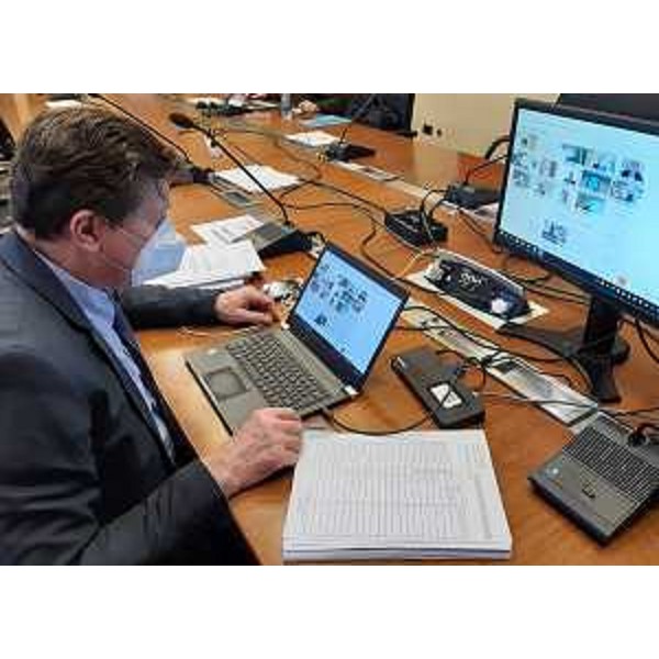 Alberto Budai (Lega) presiede la II Commissione consiliare - Alberto Budai (Lega) presiede la II Commissione consiliare