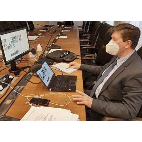 Il presidente della II Commissione, Alberto Budai (Lega) - Il presidente della II Commissione, Alberto Budai (Lega)