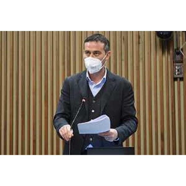 Il capogruppo di Patto per l'Autonomia, Massimo Moretuzzo - Il capogruppo di Patto per l'Autonomia, Massimo Moretuzzo