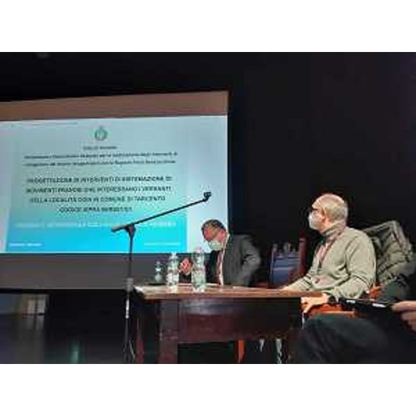 Il vicegovernatore con delega alla protezione civile, Riccardo Riccardi, alla presentazione del progetto - Il vicegovernatore con delega alla protezione civile, Riccardo Riccardi, alla presentazione del progetto