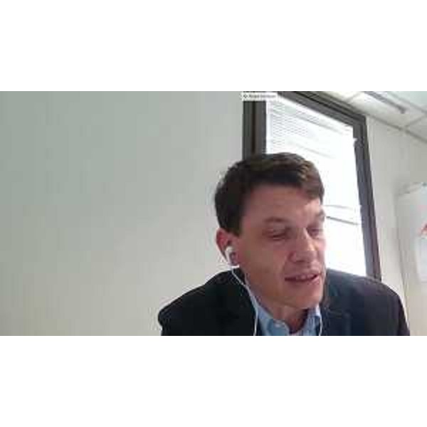 Il consigliere regionale Nicola Conficoni (Pd) in videoconferenza - Il consigliere regionale Nicola Conficoni (Pd) in videoconferenza