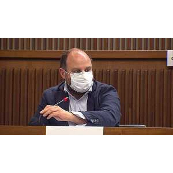 Il capogruppo del Pd, Diego Moretti - Il capogruppo del Pd, Diego Moretti