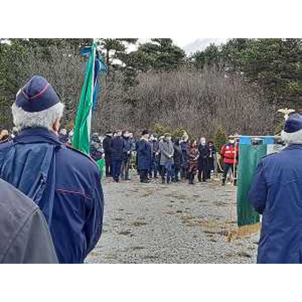 La cerimonia a Basovizza - La cerimonia a Basovizza