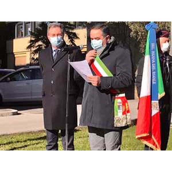 L'assessore regionale Graziano Pizzimenti con il sindaco di Faedis Caludio Zani. - L'assessore regionale Graziano Pizzimenti con il sindaco di Faedis Caludio Zani.