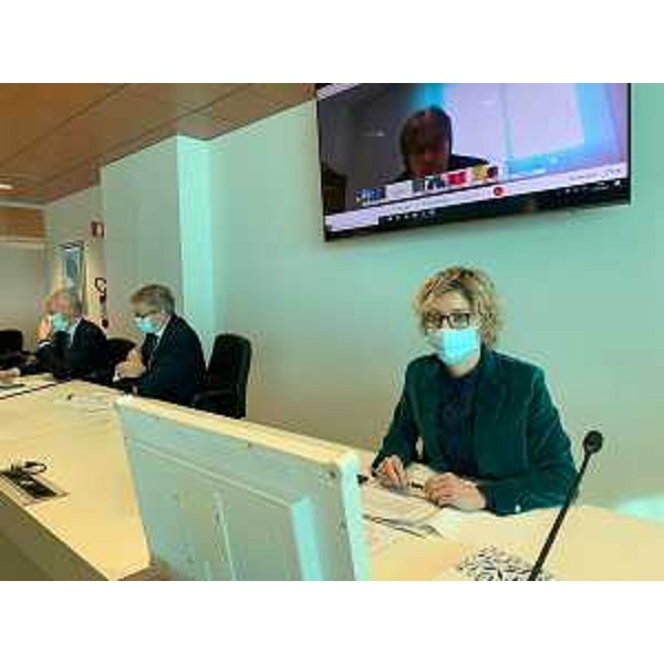 Una fase dell'incontro odierno in II Commissione al quale hanno partecipato gli assessori regionali Bini e Zilli - Una fase dell'incontro odierno in II Commissione al quale hanno partecipato gli assessori regionali Bini e Zilli