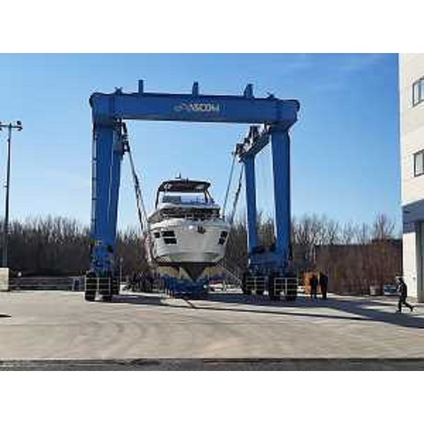 Un'immagine della Montecarlo Yachts di Monfalcone - Un'immagine della Montecarlo Yachts di Monfalcone