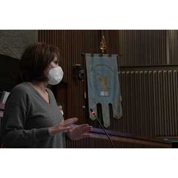 L'intervento in Aula dell'assessore regionale all'Istruzione Alessia Rosolen - L'intervento in Aula dell'assessore regionale all'Istruzione Alessia Rosolen