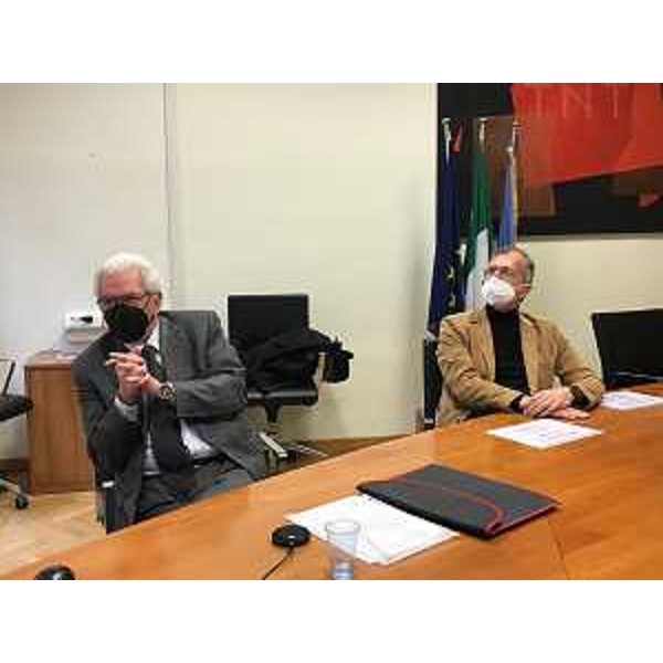 Il presidente del Cr Fvg, Piero Mauro Zanin, e il presidente dell'Oraf, Michele Penta - Il presidente del Cr Fvg, Piero Mauro Zanin, e il presidente dell'Oraf, Michele Penta