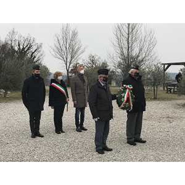 La cerimonia svoltasi al Centro visite Gradina di Doberdò del Lago - La cerimonia svoltasi al Centro visite Gradina di Doberdò del Lago