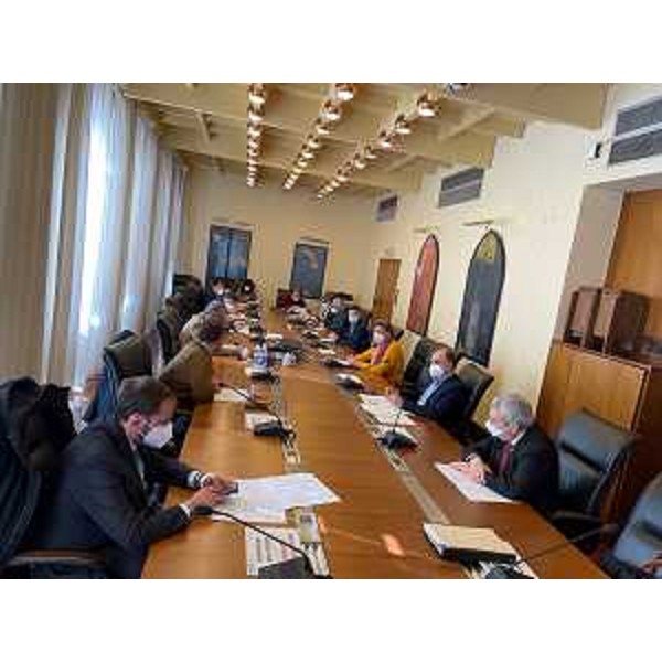 Riunione dei Capigruppo coordinata dal presidente del Cr Fvg, Piero Mauro Zanin - Riunione dei Capigruppo coordinata dal presidente del Cr Fvg, Piero Mauro Zanin