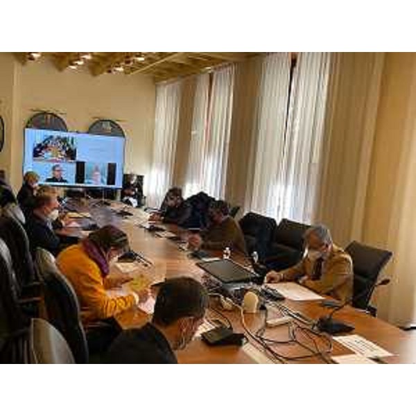 Riunione dei Capigruppo coordinata dal presidente del Cr Fvg, Piero Mauro Zanin - Riunione dei Capigruppo coordinata dal presidente del Cr Fvg, Piero Mauro Zanin