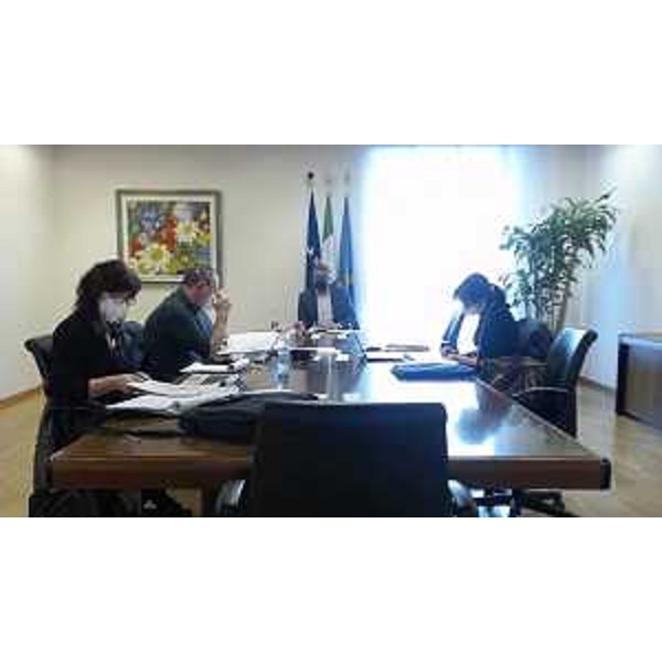 L'assessore Fvg alla Sicurezza, Pierpaolo Roberti, con il suo staff - L'assessore Fvg alla Sicurezza, Pierpaolo Roberti, con il suo staff
