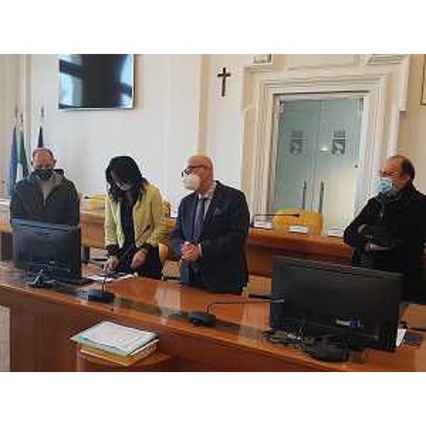 Un momento della presentazione del progetto Marina Julia Windspot - Un momento della presentazione del progetto Marina Julia Windspot