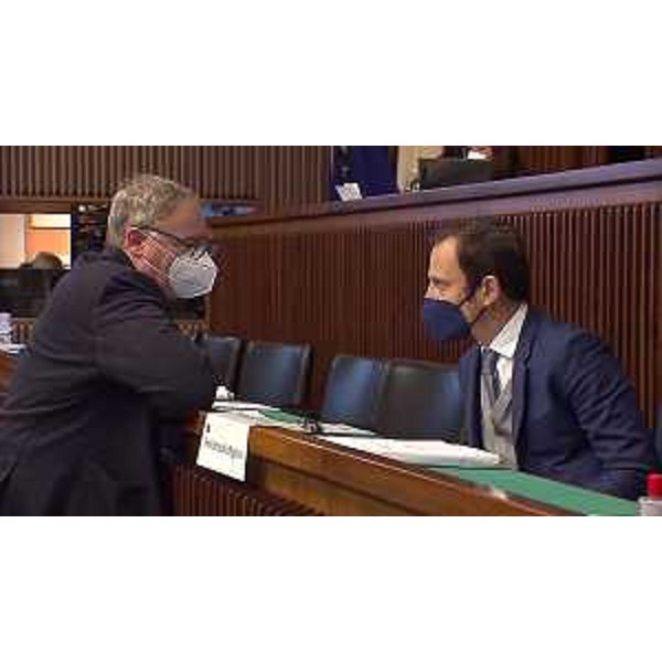 Il capogruppo della Lega, Mauro Bordn, con il governatore, Massimiliano Fedriga - Il capogruppo della Lega, Mauro Bordn, con il governatore, Massimiliano Fedriga
