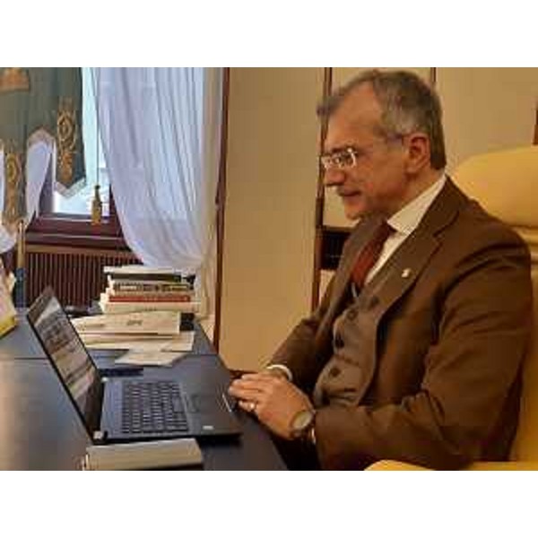 Il presidente Piero Mauro Zanin - Il presidente Piero Mauro Zanin