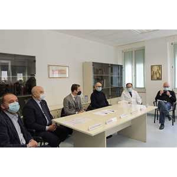Conferenza stampa Asugi all'ospedale Maggiore per presentare il test molecolare per saliva - Conferenza stampa Asugi all'ospedale Maggiore per presentare il test molecolare per saliva