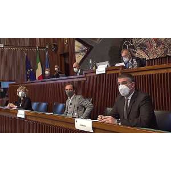 Giunta in Aula con gli assessori Barbara Zilli e Pierpaolo Roberti e, al Massimiliano Fedriga - Giunta in Aula con gli assessori Barbara Zilli e Pierpaolo Roberti e, al Massimiliano Fedriga