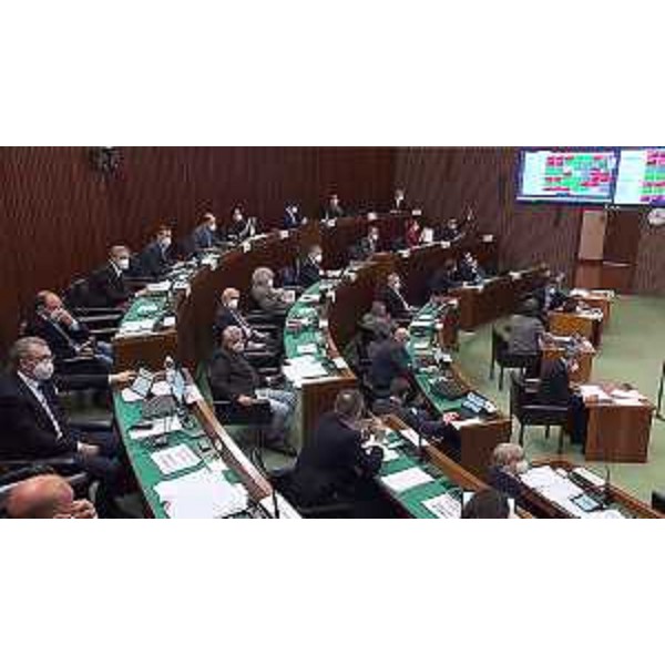 Aula durante il voto - Aula durante il voto