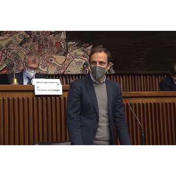 Il governatore Massimiliano Fedriga - Il governatore Massimiliano Fedriga