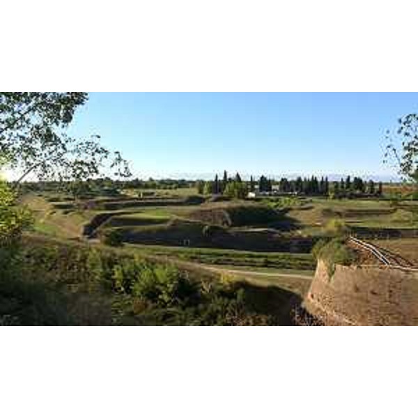 Veduta dell'area dei bastioni di Palmanova - Veduta dell'area dei bastioni di Palmanova