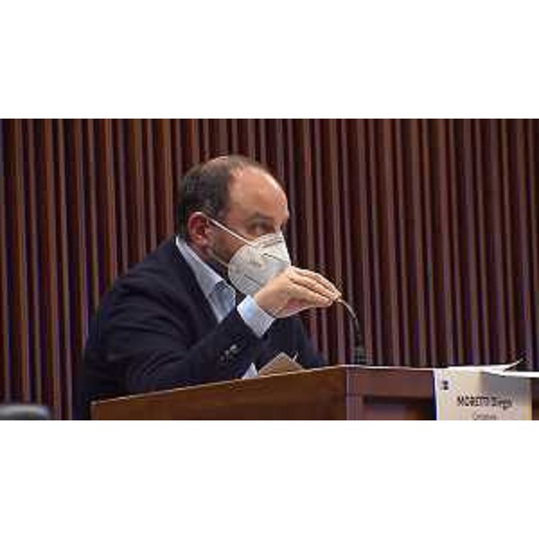 Il capogruppo del Pr, Diego Moretti - Il capogruppo del Pr, Diego Moretti