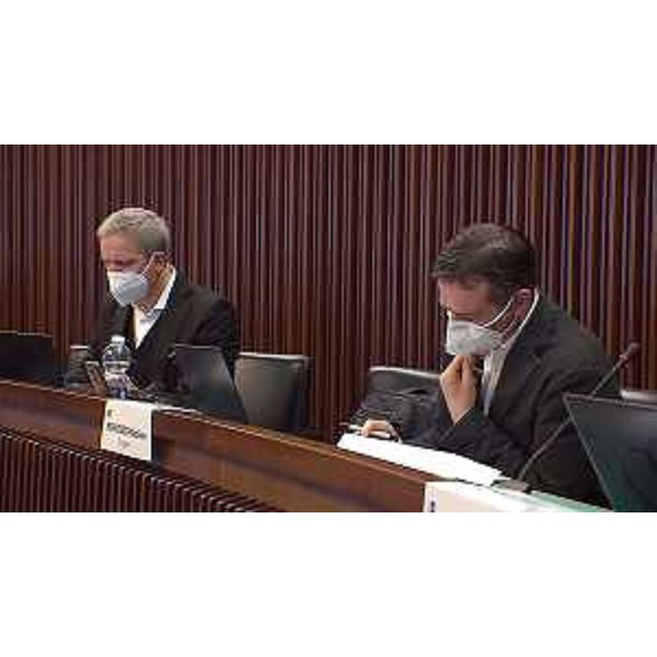 Massimo Moretuzzo (a destra) e Giampaolo Bidoli del Patto per l'Autonomia - Massimo Moretuzzo (a destra) e Giampaolo Bidoli del Patto per l'Autonomia