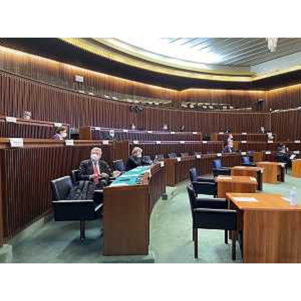 Un momento della seduta della VI Commissione - Un momento della seduta della VI Commissione