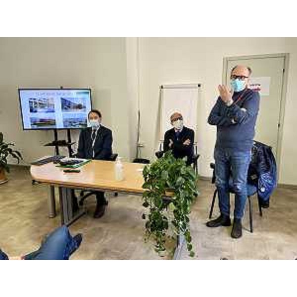 L'intervento del vicegovernatore della Regione Riccardo Riccardi durante la conferenza stampa di presentazione die lavori all'interno dell'ospedale di San Vito al Tagliamento - L'intervento del vicegovernatore della Regione Riccardo Riccardi durante la conferenza stampa di presentazione die lavori all'interno dell'ospedale di San Vito al Tagliamento