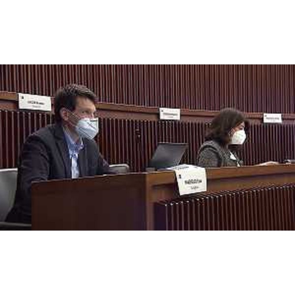 Nicola Conficoni (Pd), insieme alla collega dem Mariagrazia Santoro - Nicola Conficoni (Pd), insieme alla collega dem Mariagrazia Santoro