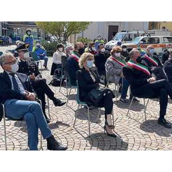 Le autorità ospiti delle celebrazioni di Mortegliano - Le autorità ospiti delle celebrazioni di Mortegliano