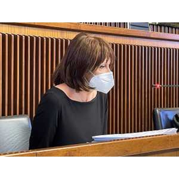 L'assessore Alessia Rosolen oggi in aula - L'assessore Alessia Rosolen oggi in aula