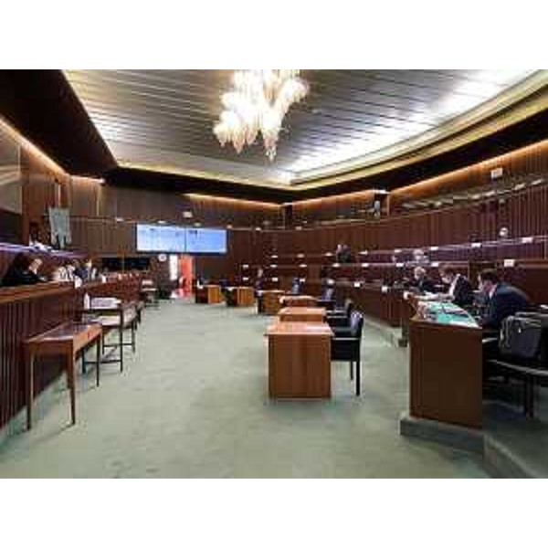 La II Commissione durante il lavori odierni nell'emiciclo di piazza Oberdan a Trieste - La II Commissione durante il lavori odierni nell'emiciclo di piazza Oberdan a Trieste