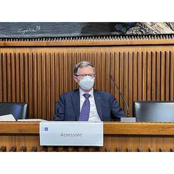 L'assessore regionale Stefano Zannier - L'assessore regionale Stefano Zannier