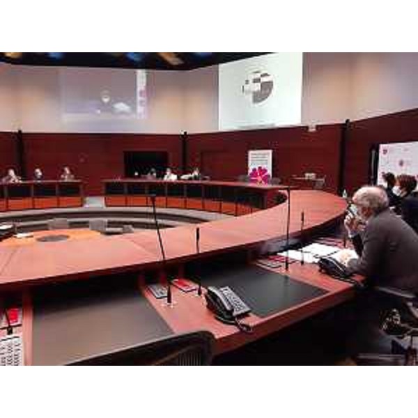 Il vicegovernatore Riccardo Riccardi durante la riunione con le organizzazioni sindacali. - Il vicegovernatore Riccardo Riccardi durante la riunione con le organizzazioni sindacali. 