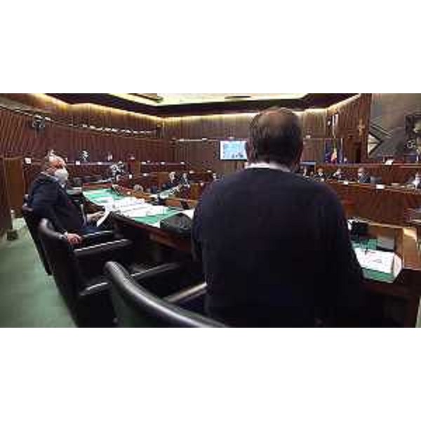 Diego Moretti (Pd) in I Commissione consiliare - Diego Moretti (Pd) in I Commissione consiliare