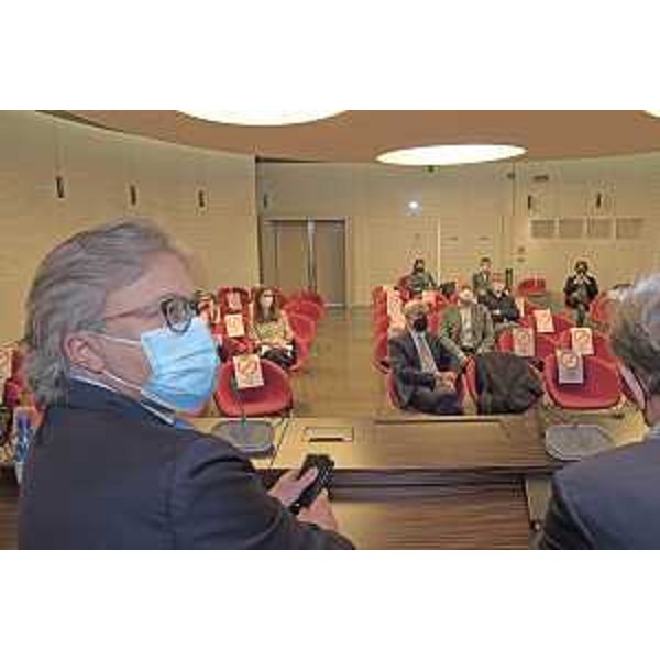 L'assessore regionale alle Attività produttive, Sergio Emidio Bini, all'assemblea del Catas - L'assessore regionale alle Attività produttive, Sergio Emidio Bini, all'assemblea del Catas