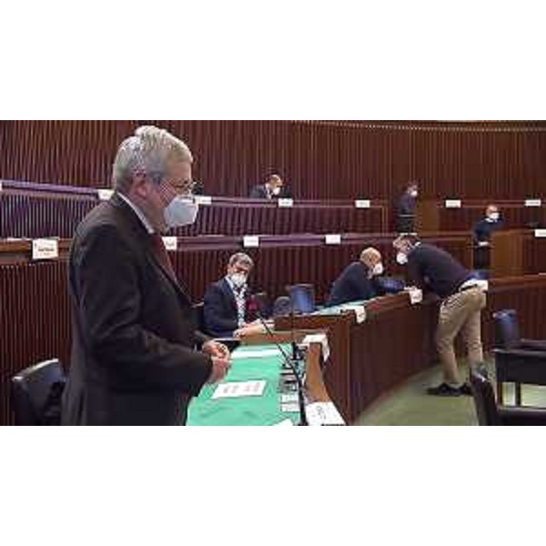 Furio Honsell (Open Fvg) in IV Commissione consiliare - Furio Honsell (Open Fvg) in IV Commissione consiliare