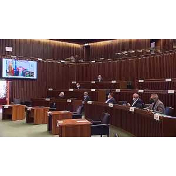 L'intervento del ministro Stefano Patuanelli al Tavolo per la terza ripartenza - L'intervento del ministro Stefano Patuanelli al Tavolo per la terza ripartenza