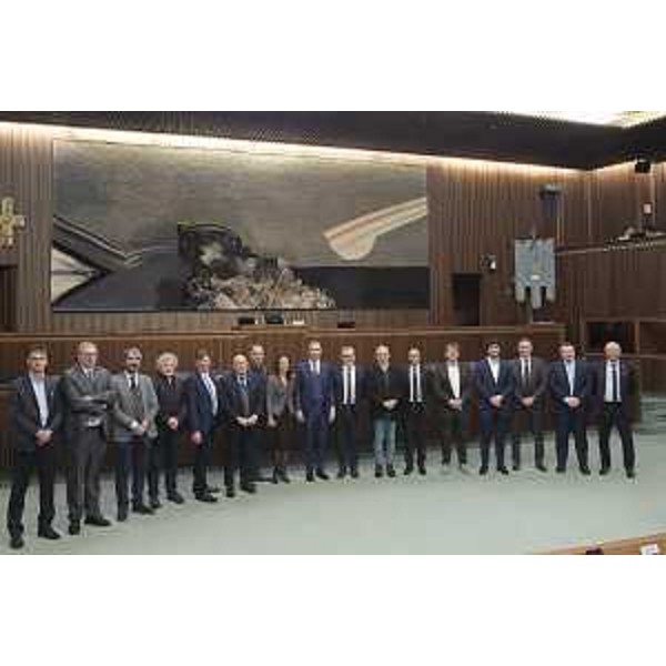 Il Gruppo della Lega nell'aula del Consiglio regionale Fvg - Il Gruppo della Lega nell'aula del Consiglio regionale Fvg