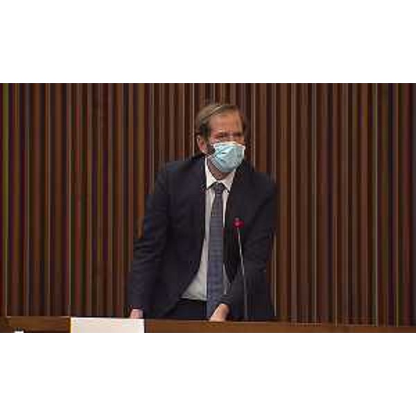 Il capogruppo di FdI, Claudio Gacomelli - Il capogruppo di FdI, Claudio Gacomelli 