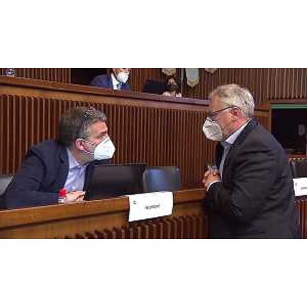 L'assessore Fvg ai Rapporti con il Cr, Pierpaolo Roberti, e il capogruppo della Lega, Mauro Bordin - L'assessore Fvg ai Rapporti con il Cr, Pierpaolo Roberti, e il capogruppo della Lega, Mauro Bordin