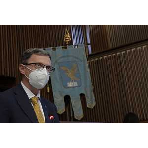 L'assessore regionale alle Risorse agroalimentari, forestali e ittiche, Stefano Zannier, interviene in Aula. - L'assessore regionale alle Risorse agroalimentari, forestali e ittiche, Stefano Zannier, interviene in Aula.