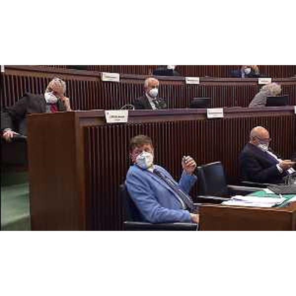 Antonio Lippolis con i colleghi della Lega - Antonio Lippolis con i colleghi della Lega