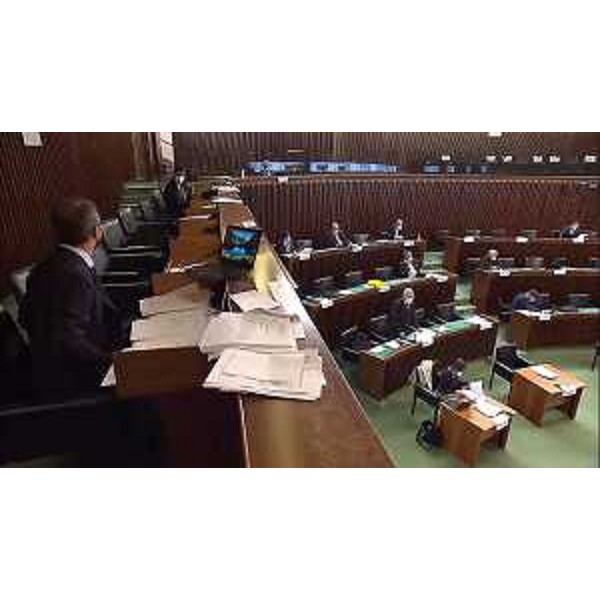 L'Aula durante i lavori - L'Aula durante i lavori