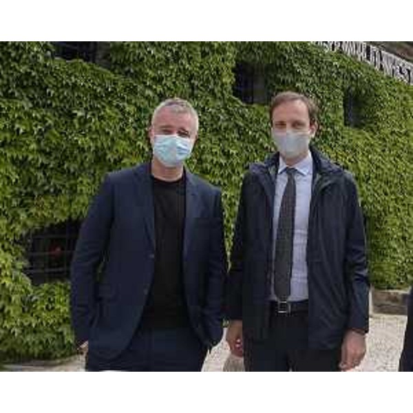 Il governatore Massimiliano Fedriga con il fondatore e amministratore delegato di Cigierre Marco Di Giusto - Il governatore Massimiliano Fedriga con il fondatore e amministratore delegato di Cigierre Marco Di Giusto 