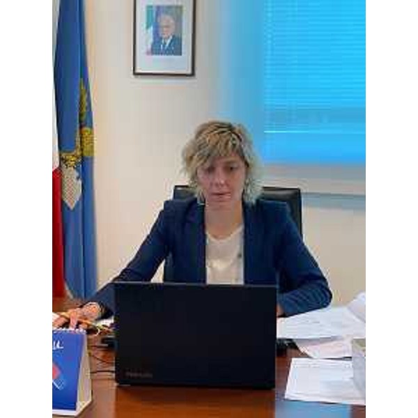 Lassessore alle Finanze con delega specifica ai fondi comunitari, Barbara Zilli. - Lassessore alle Finanze con delega specifica ai fondi comunitari, Barbara Zilli.