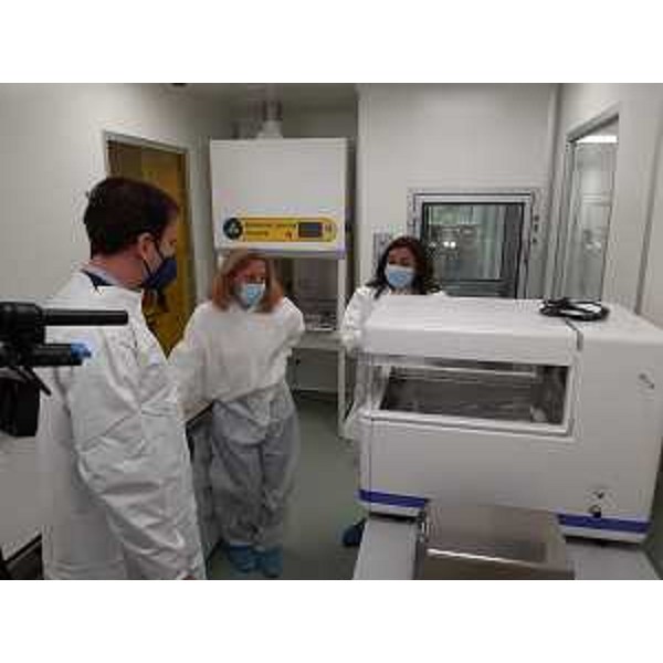 Il governatore Massimiliano Fedriga in visita ai nuovi laboratori Icgeb di Padriciano - Il governatore Massimiliano Fedriga in visita ai nuovi laboratori Icgeb di Padriciano