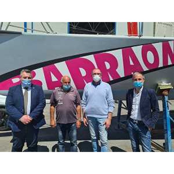 Diego Bernardis (Lega) e il team di Barraonda - Diego Bernardis (Lega) e il team di Barraonda