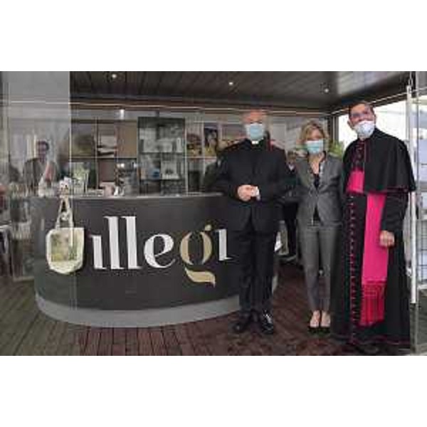 L'assessore Zilli con mons. Zanello e don Geretti - L'assessore Zilli con mons. Zanello e don Geretti